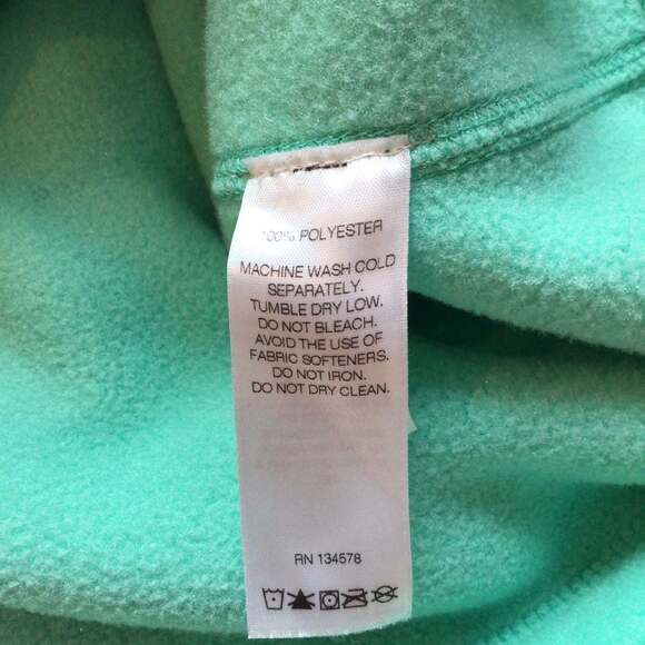 Vineyard Vines Mint Colored Fleece Vest Size XXS - Picture 7 of 7